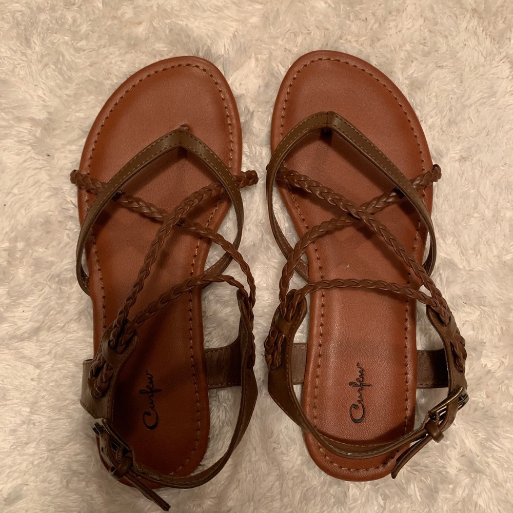Brown sandals
